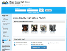 Tablet Screenshot of meigscountyhighschool.org